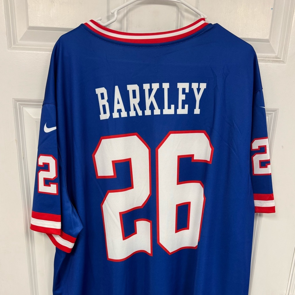Saquon Barkley #26 Giants Throwback Jersey